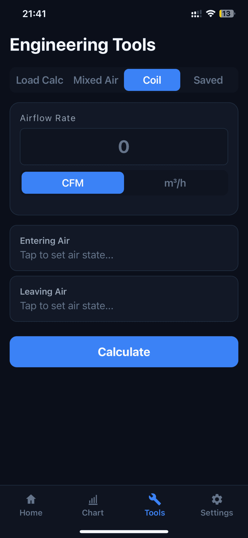 AirCalc — giao diện 5