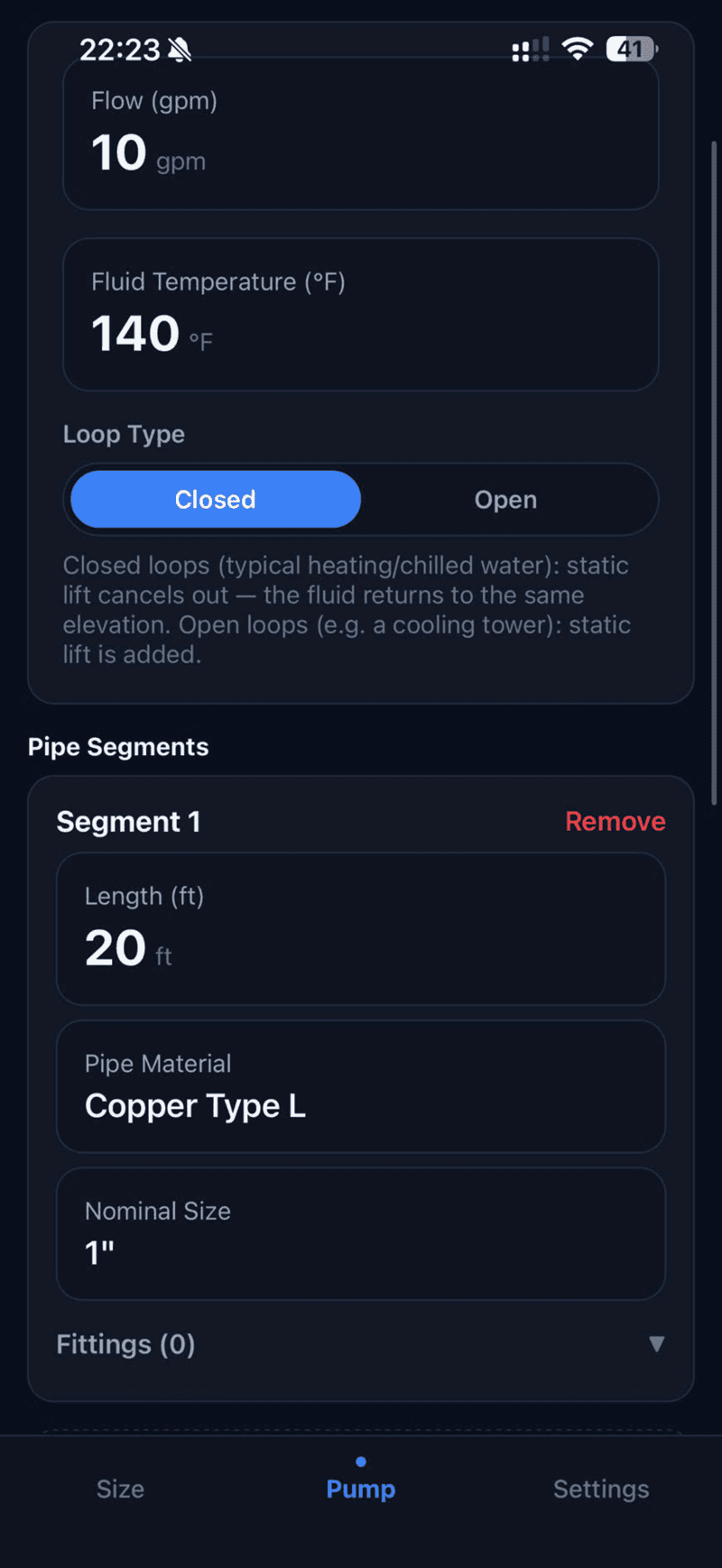 HydroSizer — giao diện 2