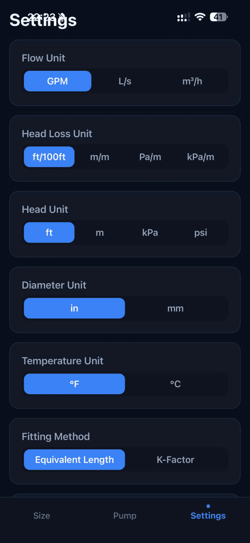 HydroSizer — giao diện 5