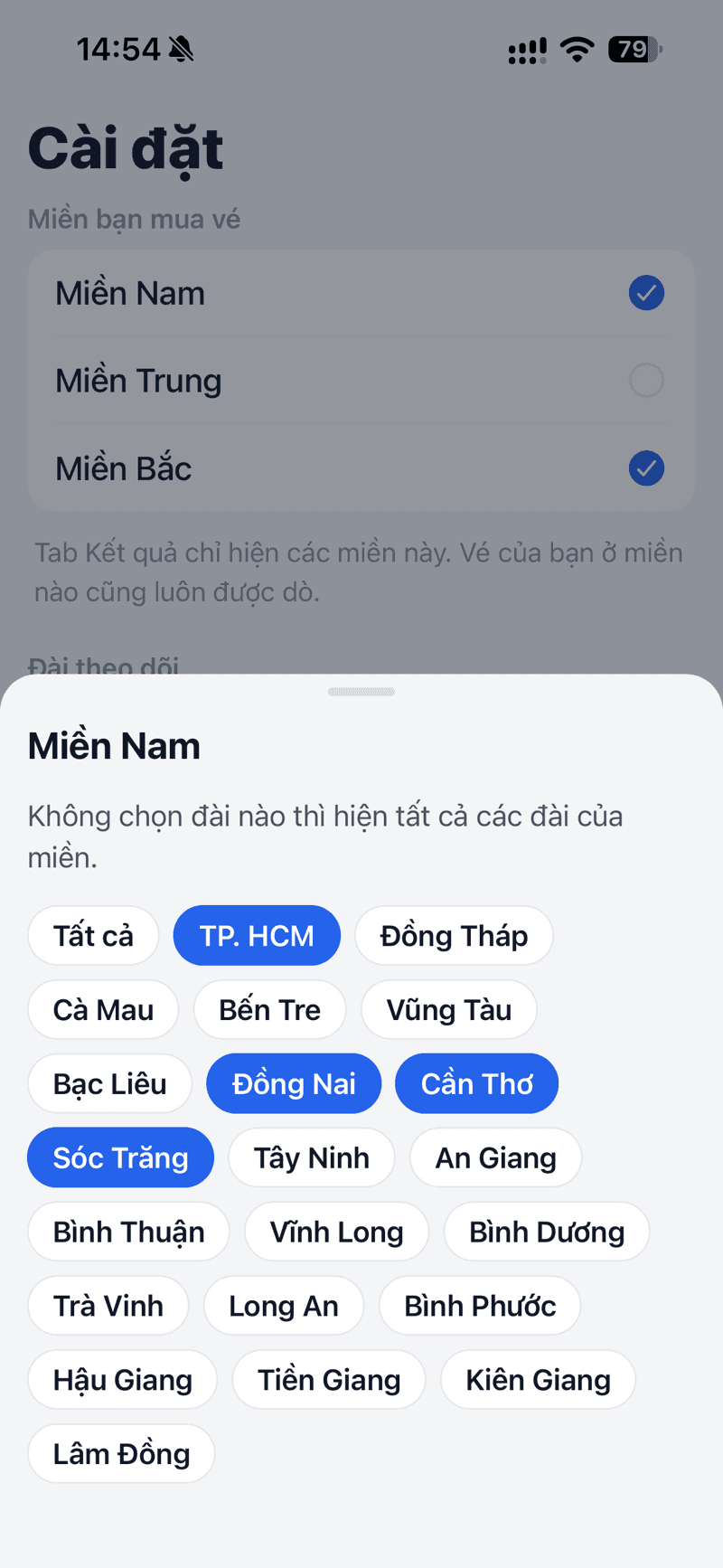 Dò Vé Số 3 Miền — giao diện 7