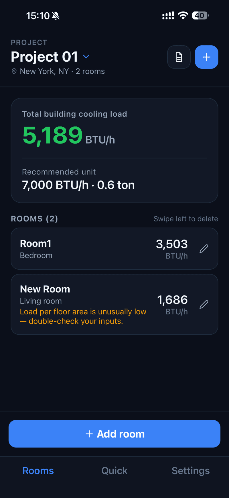 LoadSizer — giao diện 1