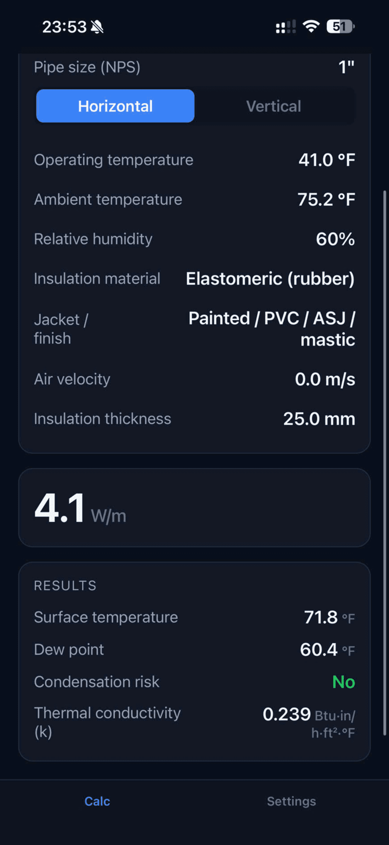 InsulSizer — giao diện 7